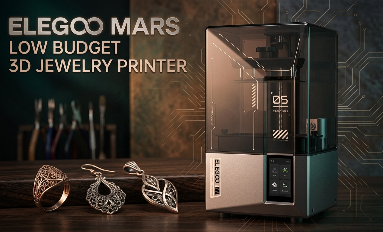 Elegoo Mars Resin 3D Printers for Jewelry