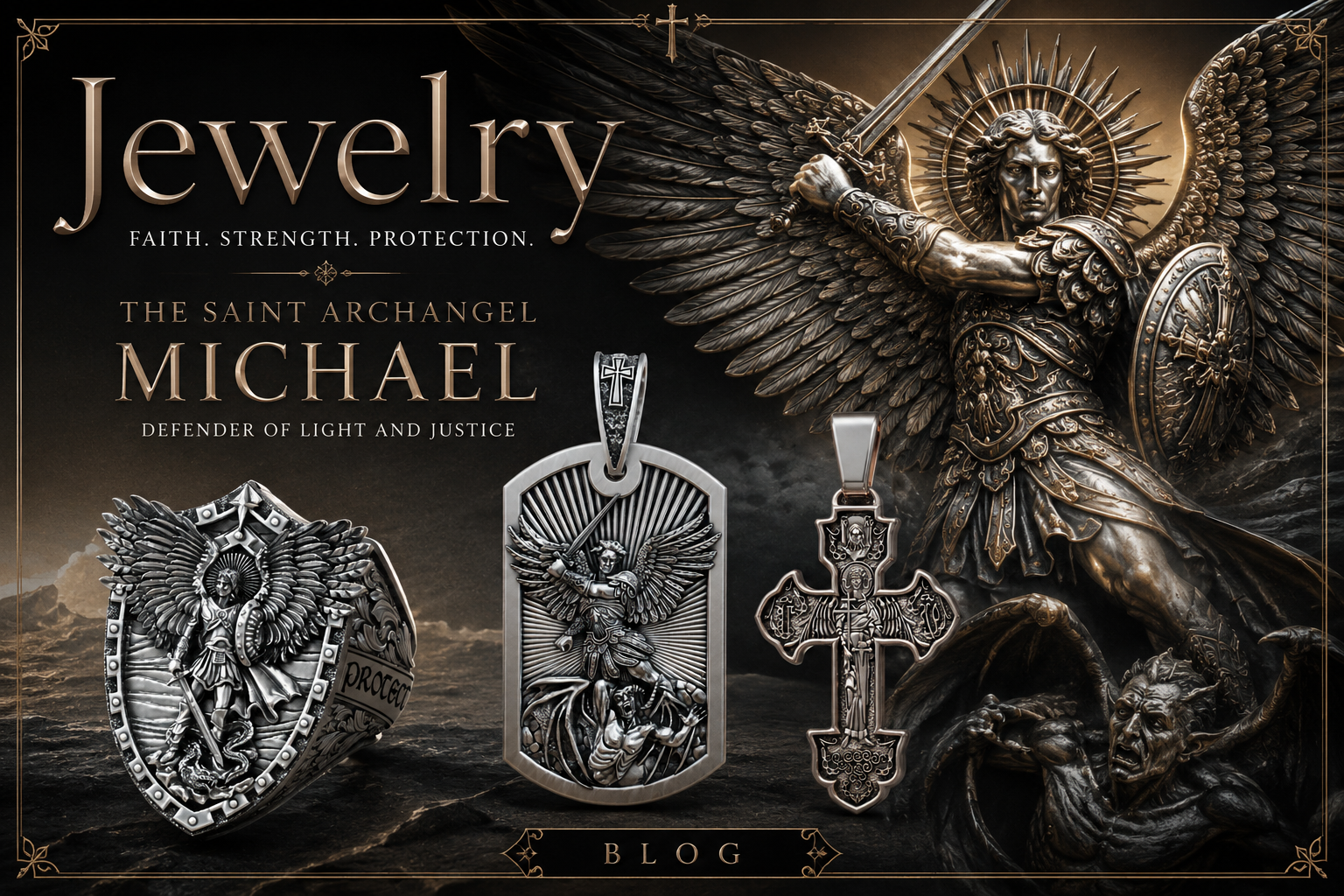 Archangel Michael Jewelry: A Powerful Symbol of Protection in CAD Design