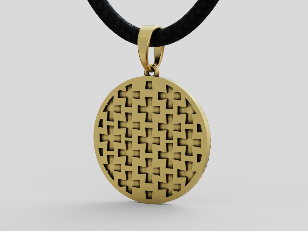 Saint George Dragon Slayer Medallion Pendant — view 8