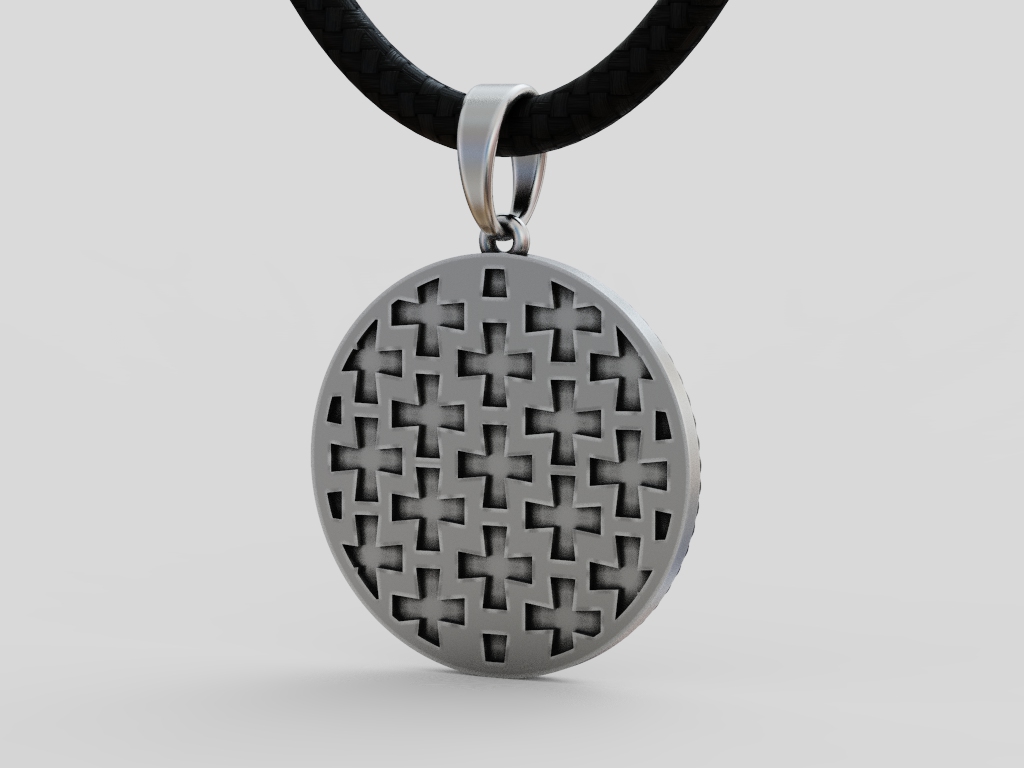 Saint George Dragon Slayer Medallion Pendant — view 5