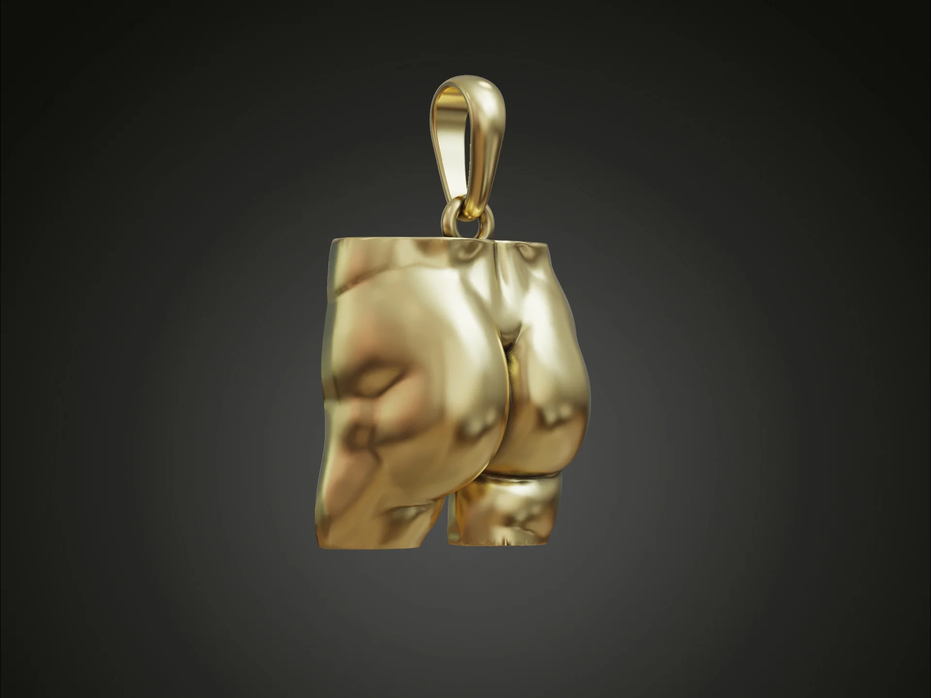 Novelty Muscular Buttocks Pendant — view 5