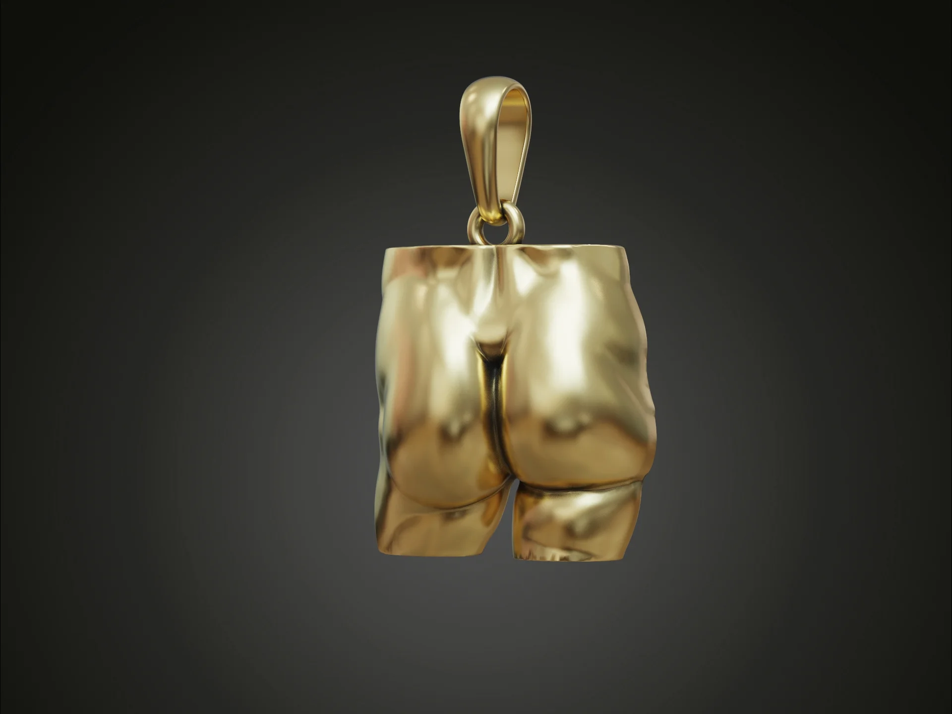 Novelty Muscular Buttocks Pendant — view 6